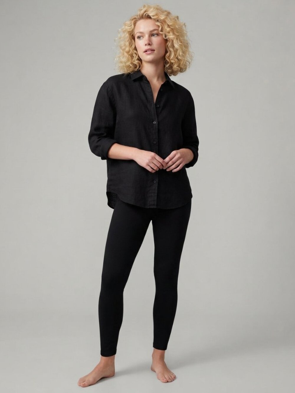 2/$30 Express Supersoft Ankle Leggings Black Large #A4700